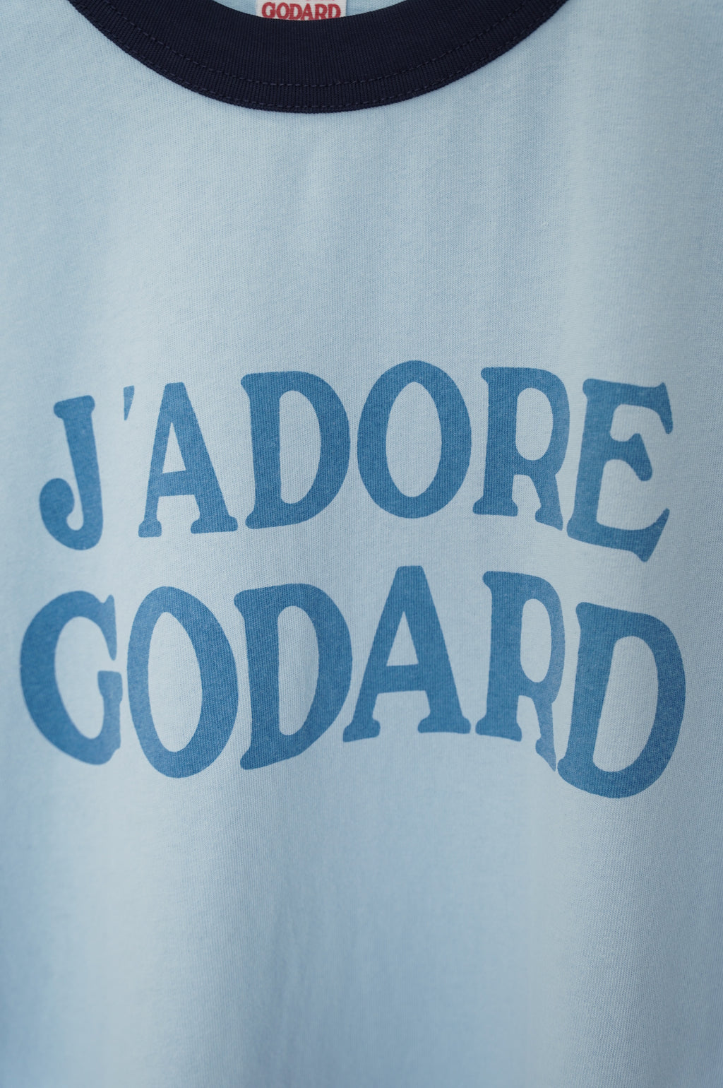 GODARD "jadore godard" T-shirts [L. Blue × Navy]