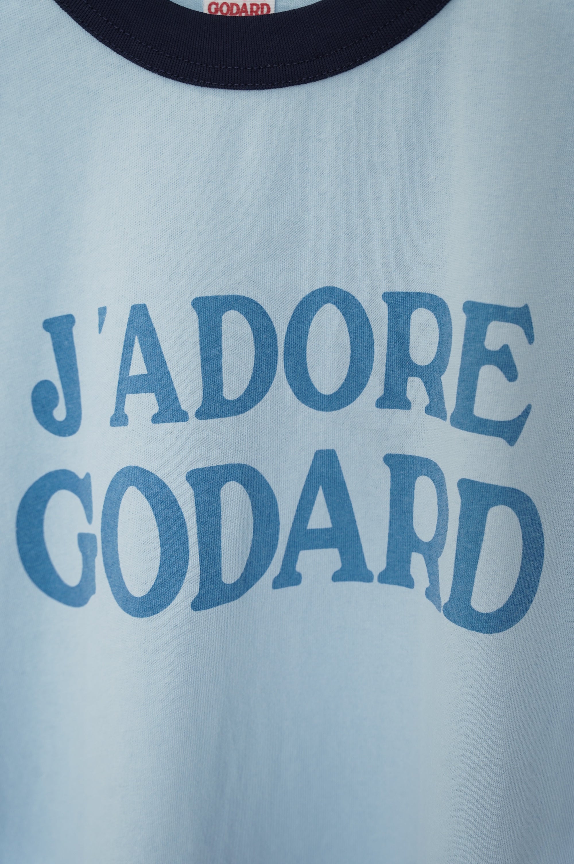 GODARD "jadore godard" T-shirts [L. Blue × Navy]