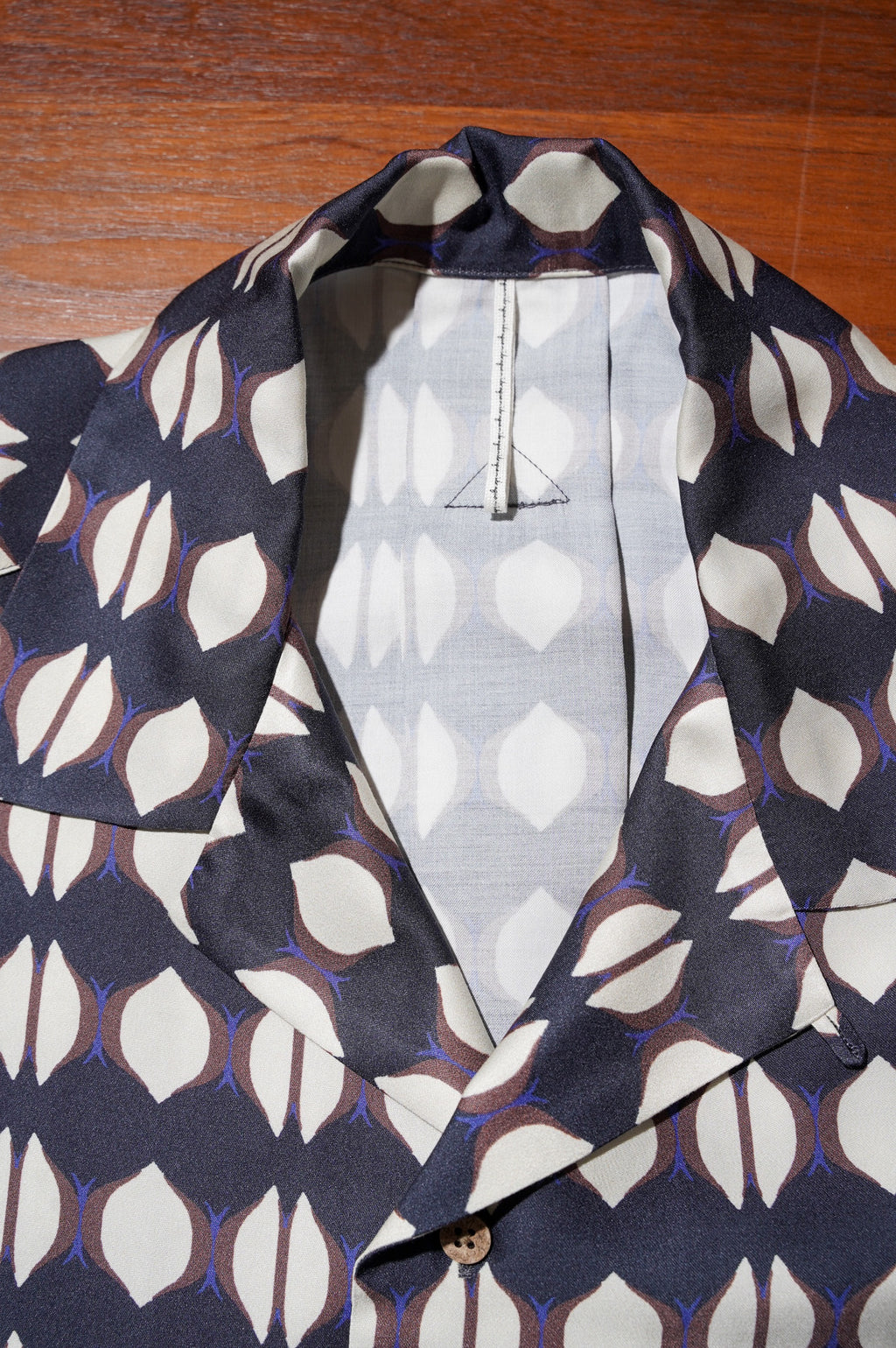 m's braque "ALOHA SHIRT" [NAVY]