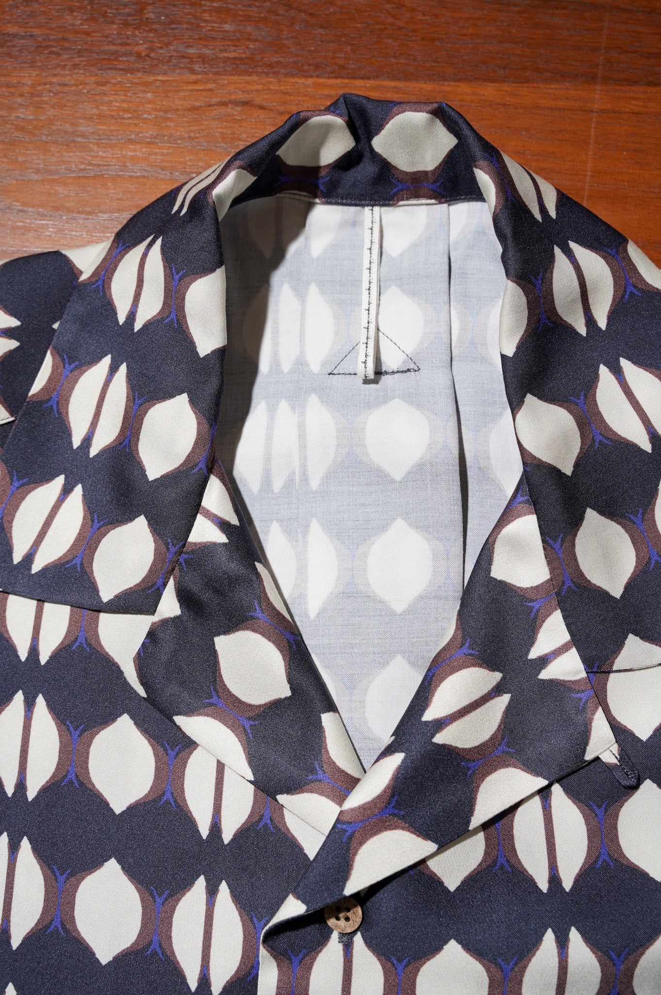 m's braque "ALOHA SHIRT" [NAVY]