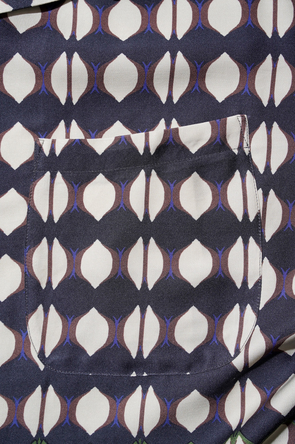 m's braque "ALOHA SHIRT" [NAVY]