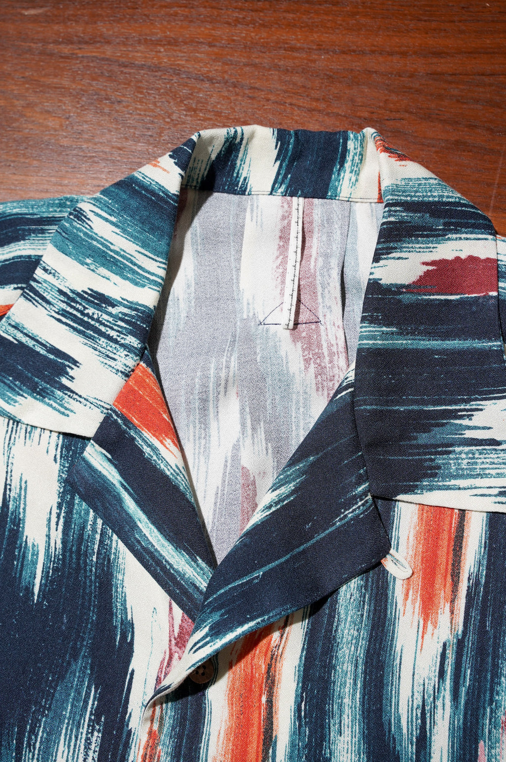 m's braque "ALOHA SHIRT" [BLUE × RED]