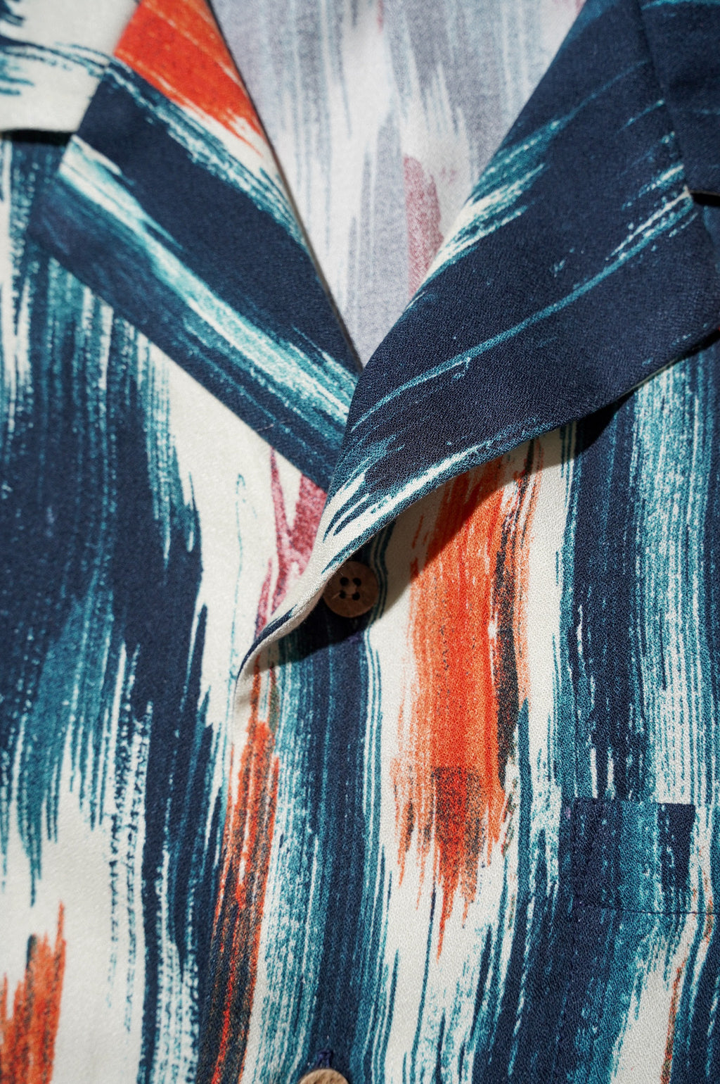 m's braque "ALOHA SHIRT" [BLUE × RED]