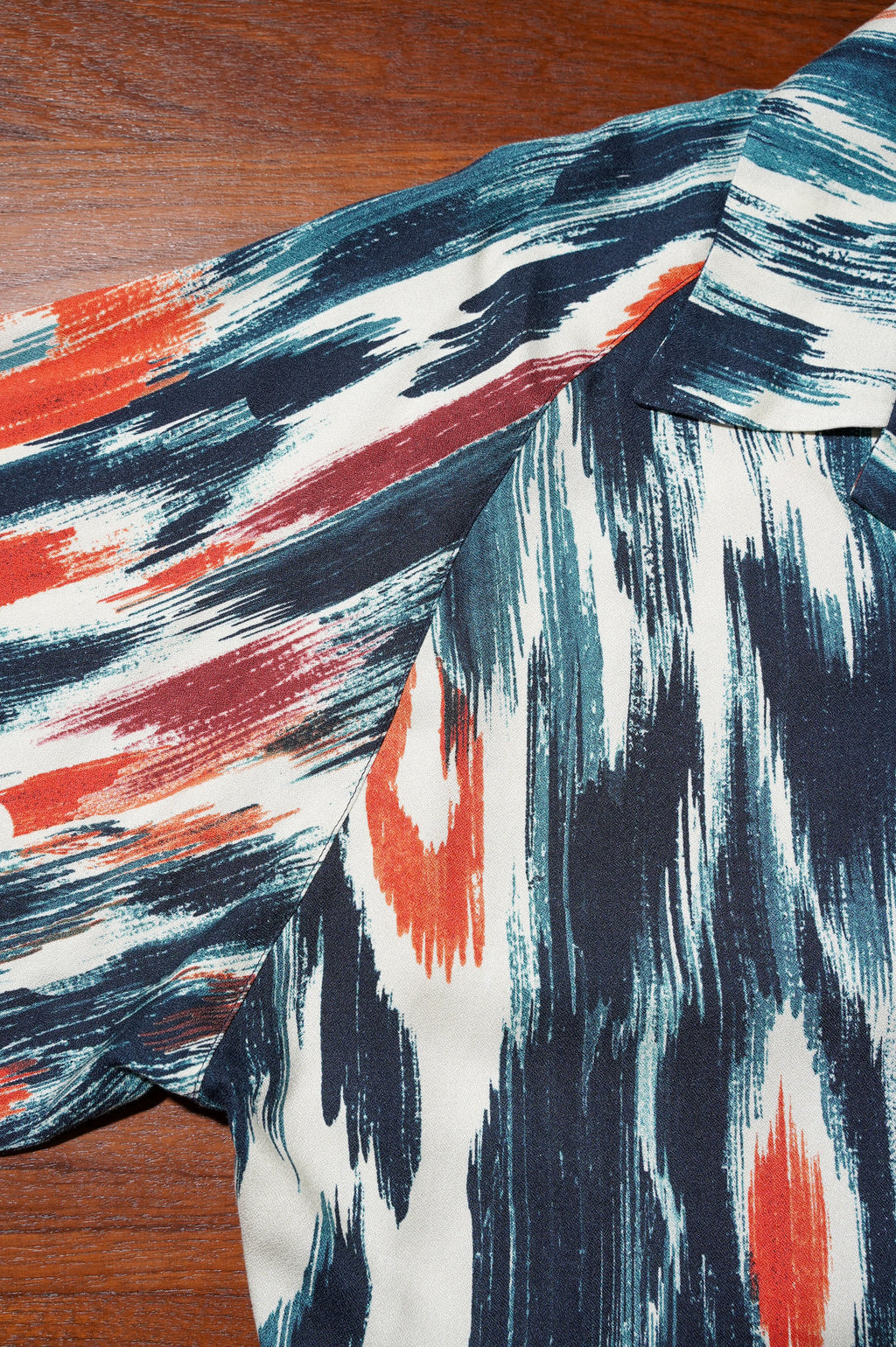 m's braque "ALOHA SHIRT" [BLUE × RED]