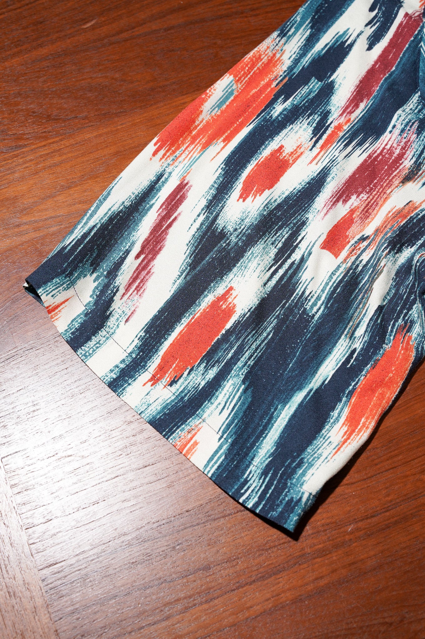 m's braque "ALOHA SHIRT" [BLUE × RED]