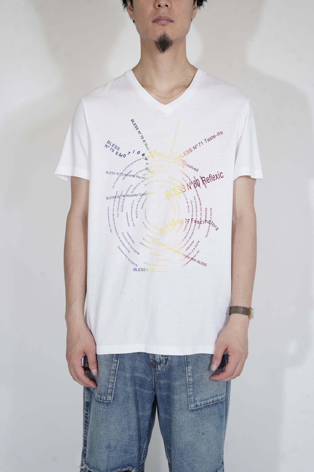 BLESS "Multicollection Vintage T-shirts" [WHITE3]