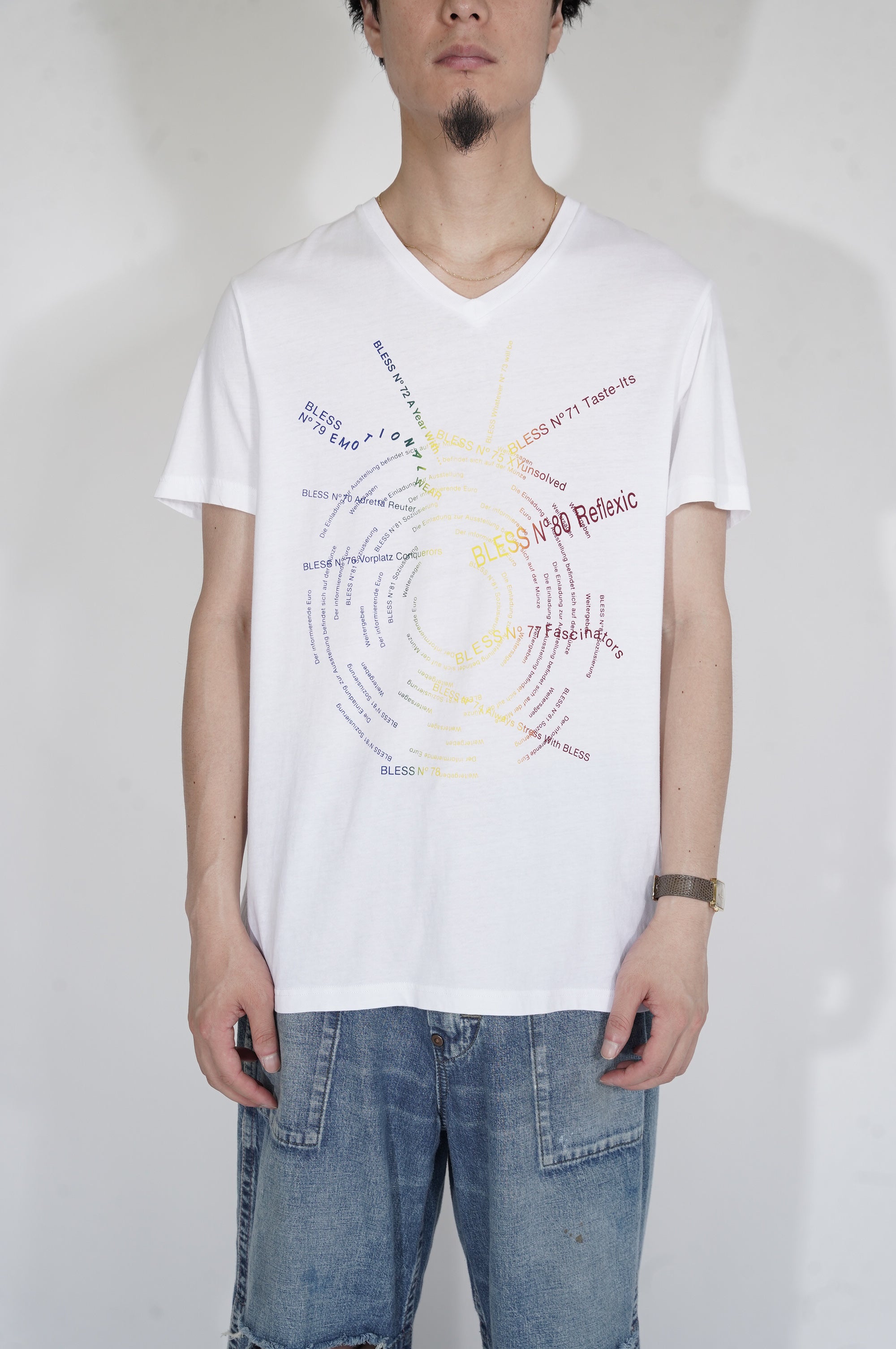 BLESS "Multicollection Vintage T-shirts" [WHITE3]
