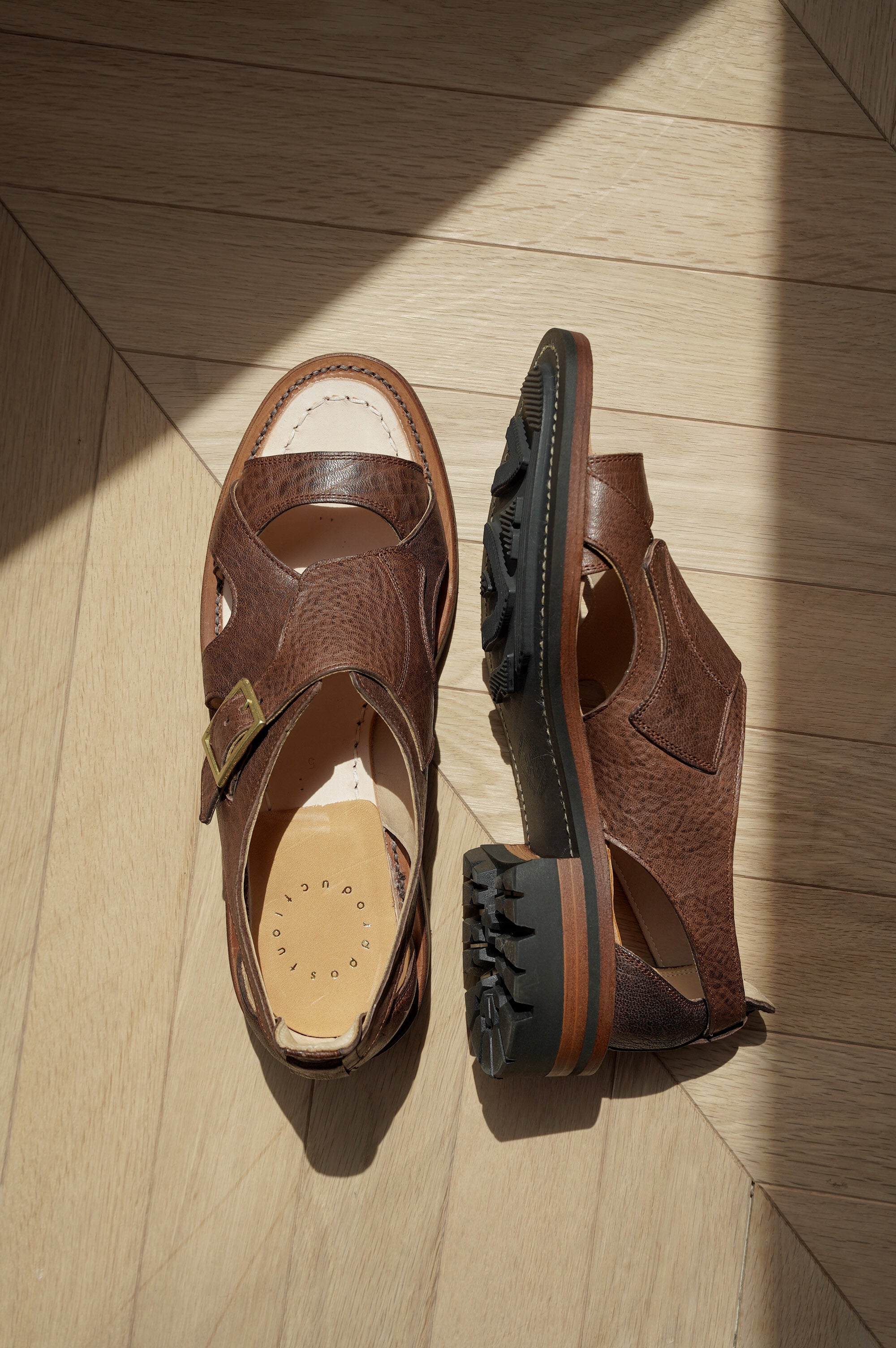 Post Production "Hunt-Sandals" [VINTAGE BROWN]