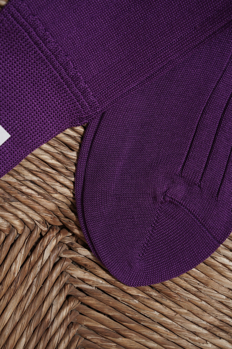 Olde H & Daughter "SILK RIB SOCKS"