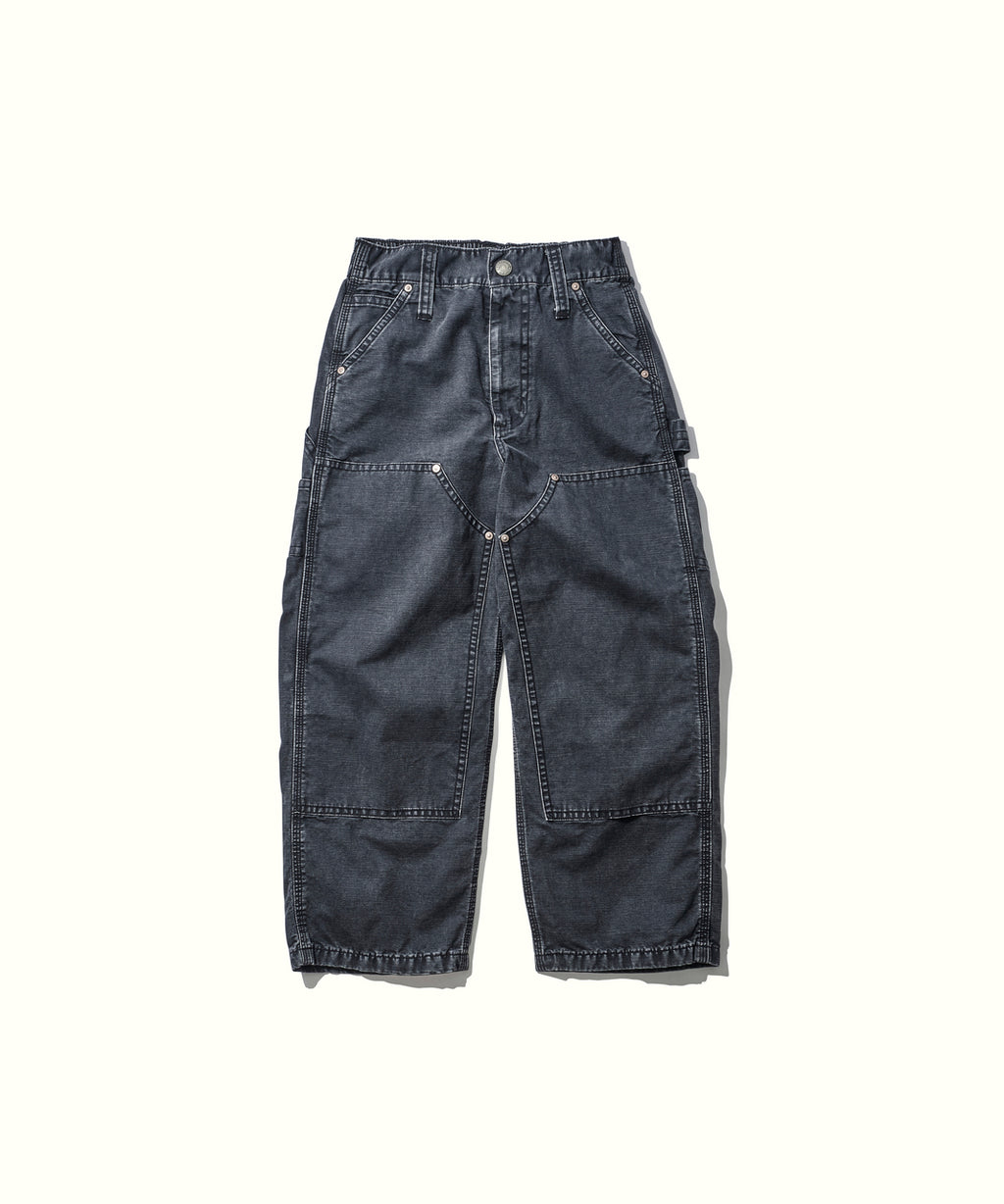 KOOKY ZOO "D.KNEE WORK PANTS" [FADE BLACK]