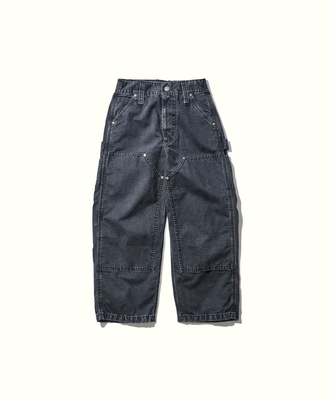 KOOKY ZOO "D.KNEE WORK PANTS" [FADE BLACK]