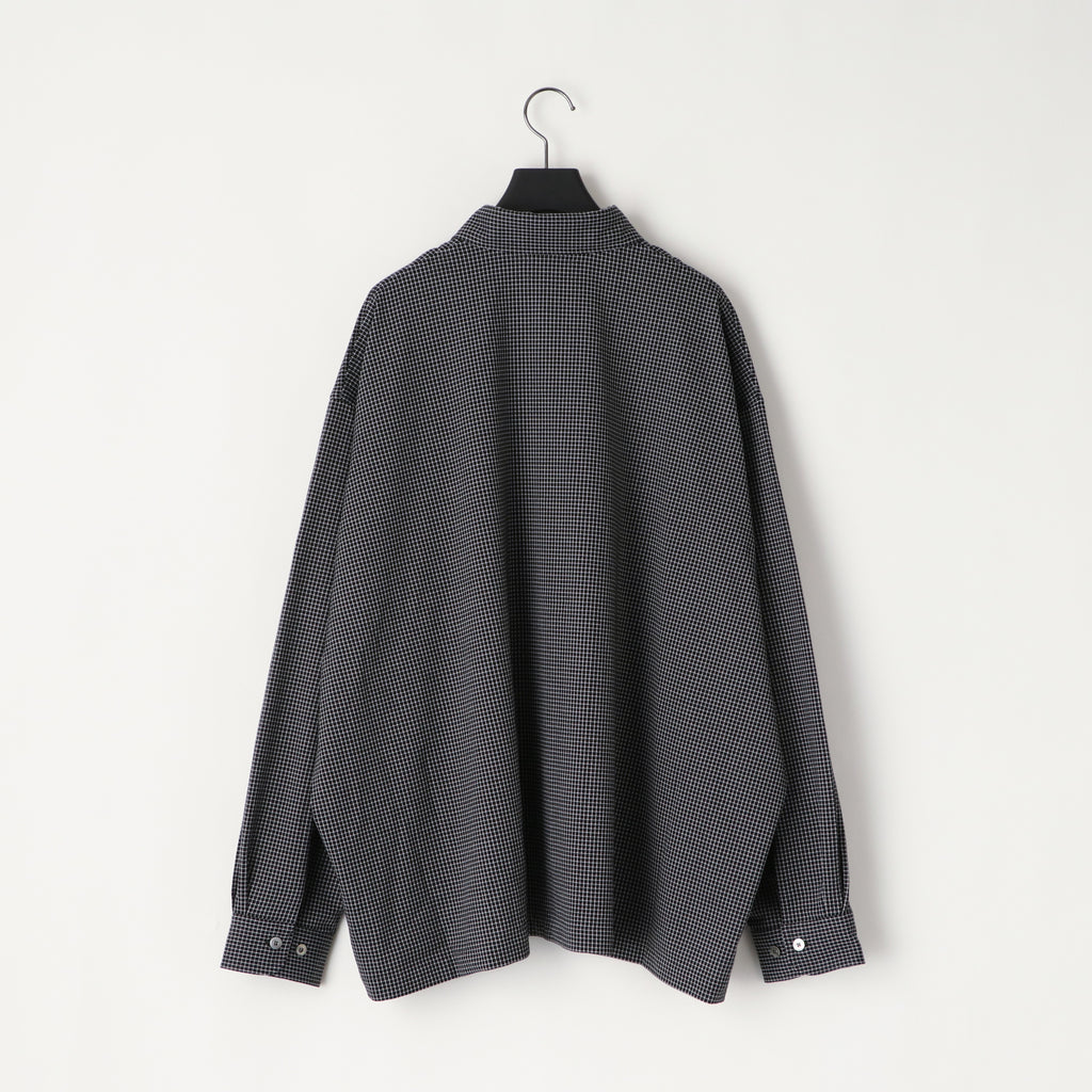 KANEMASA PHIL. "36G CHECK BALISE SHIRT" [BLACK]