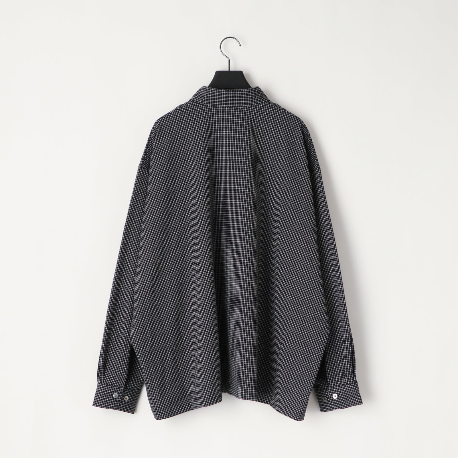KANEMASA PHIL. "36G CHECK BALISE SHIRT" [BLACK]