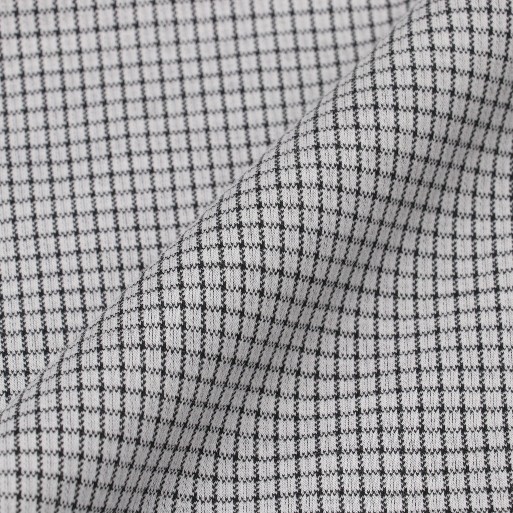 KAMEMASA PHIL. "36G CHECK BALISE SHIRT" [WHITE]