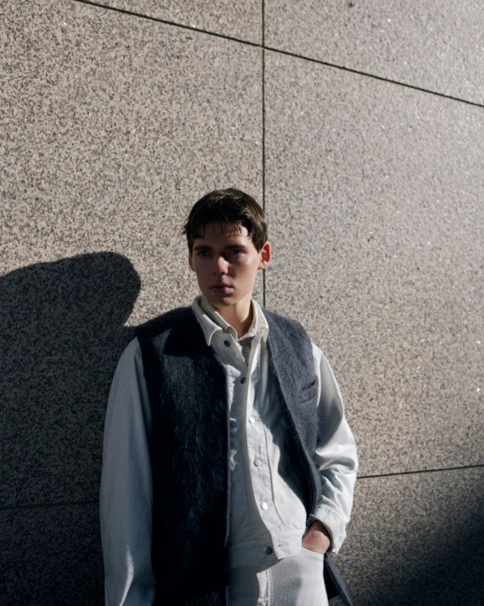 REVERBERATE "LONG WAISTCOAT" [GRAY]