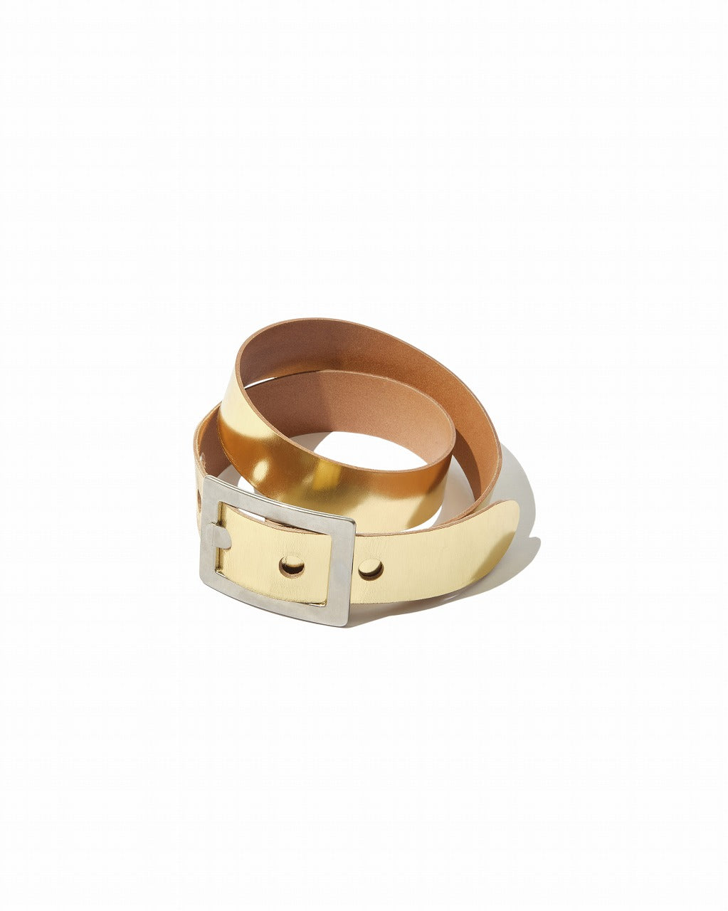 KOOKY ZOO "B.B LEATHER BELT" [GOLD]