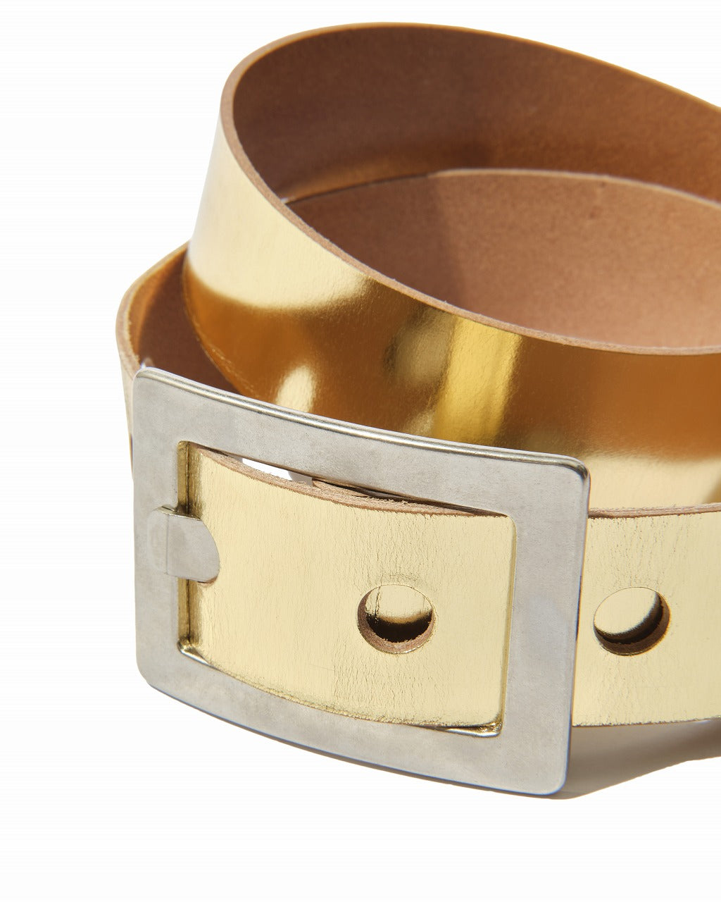 KOOKY ZOO "B.B LEATHER BELT" [GOLD]