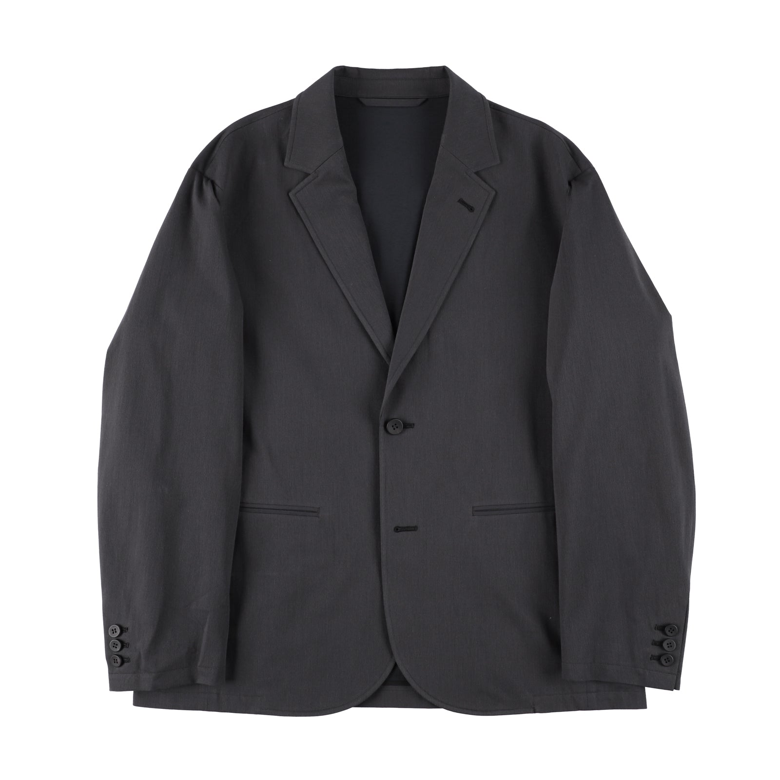 KANEMASA PHIL. "46G SOLARO 2B JACKET" [CHARCOAL BLACK]